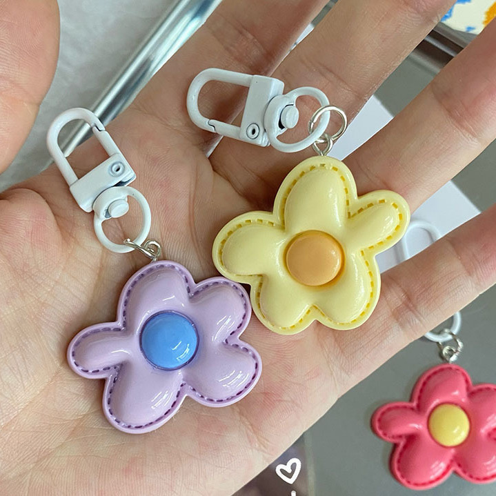 Colorful Floral Keychain 2