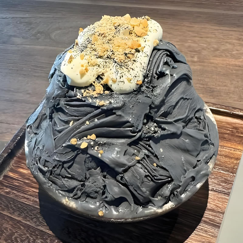 黑芝麻味绵绵冰粉 1kg鲜承壹品绵绵冰草莓味冰雪粉冰砖粉