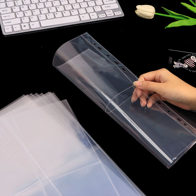 A4 Uno-Palacio rejilla nueve-Palacio rejilla de cuatro-Palacio rejilla 3 pulgadas estrella-persiguiendo pequeña tarjeta postal 7-agujero de hoja de libro de la tarjeta de página interior página