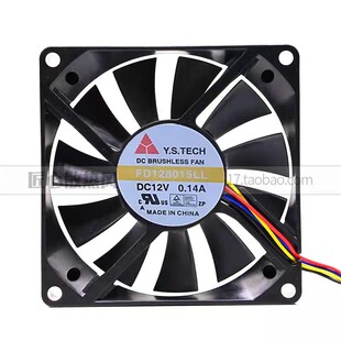 ԭ�bԪɽ FD128015LL 8015 8cm 12V 0.14A �o���ľ�CPUɢ���L��