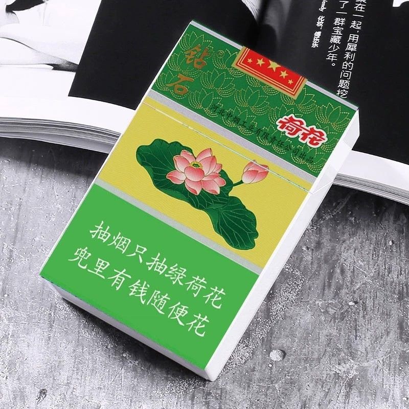 荷花中华创意个性20支粗支塑料烟盒按压弹盖软硬包通用经典款|undefined