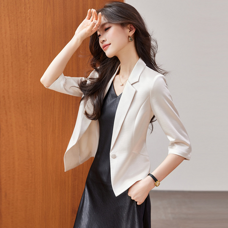 Goddess-Style Top 2026 Summer New Trendy Short Blazer and Dress Two-Piece Set