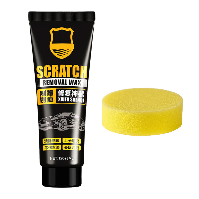 [special for black paint] scratch wax 120ml-1 bottle + 1 sponge