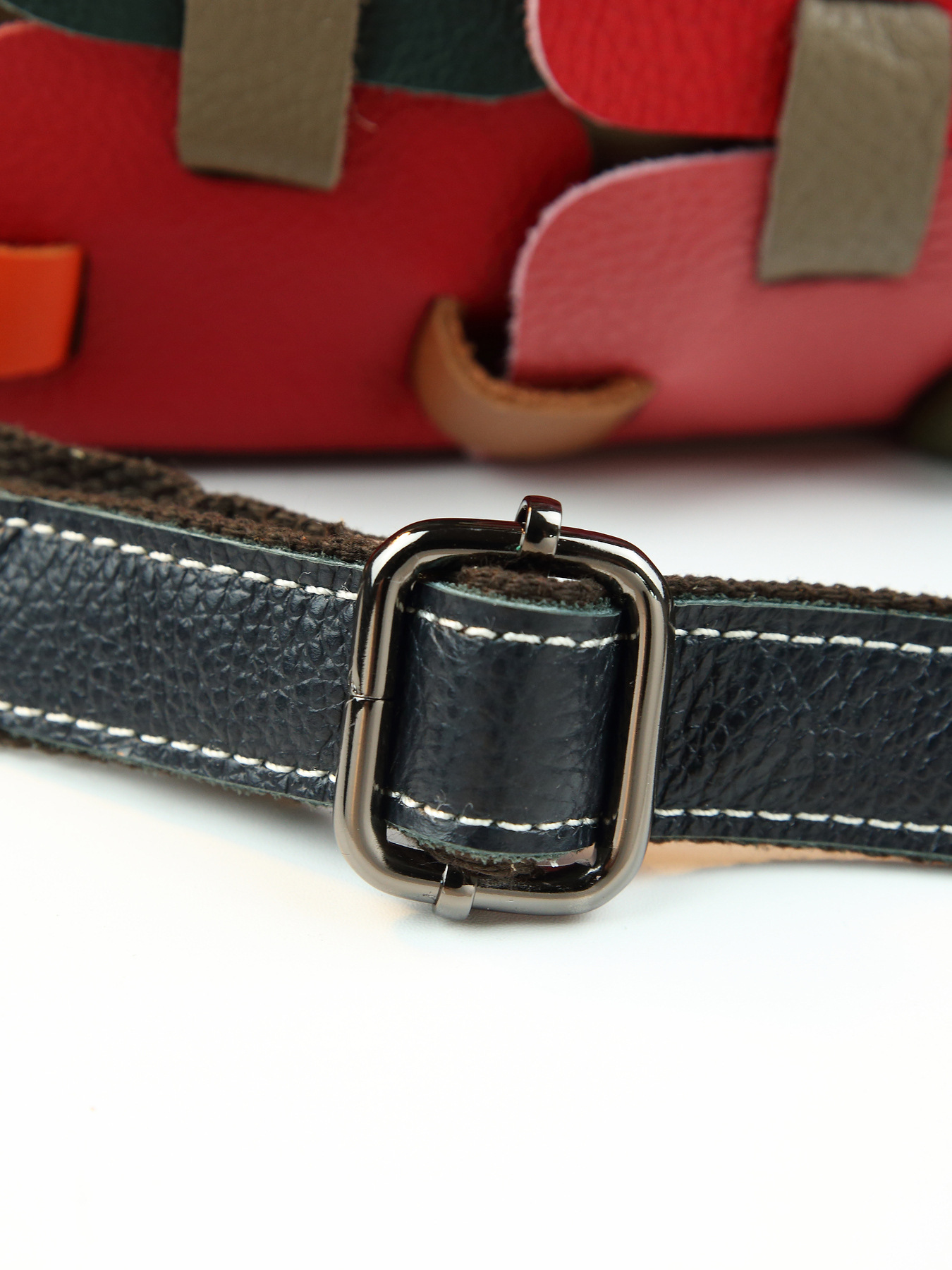 Woven Leather Patchwork Women's Handbag Large Shoulder Crossbody Bag_voghion.com