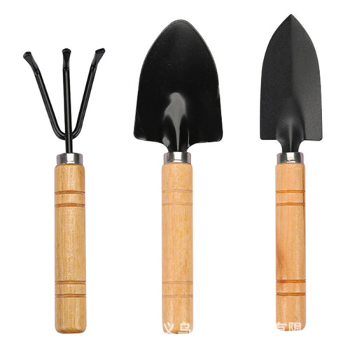 Gardening tools three-piece set mini garden tools shovel shovel plant flower potting manufacturer wholesale delivery