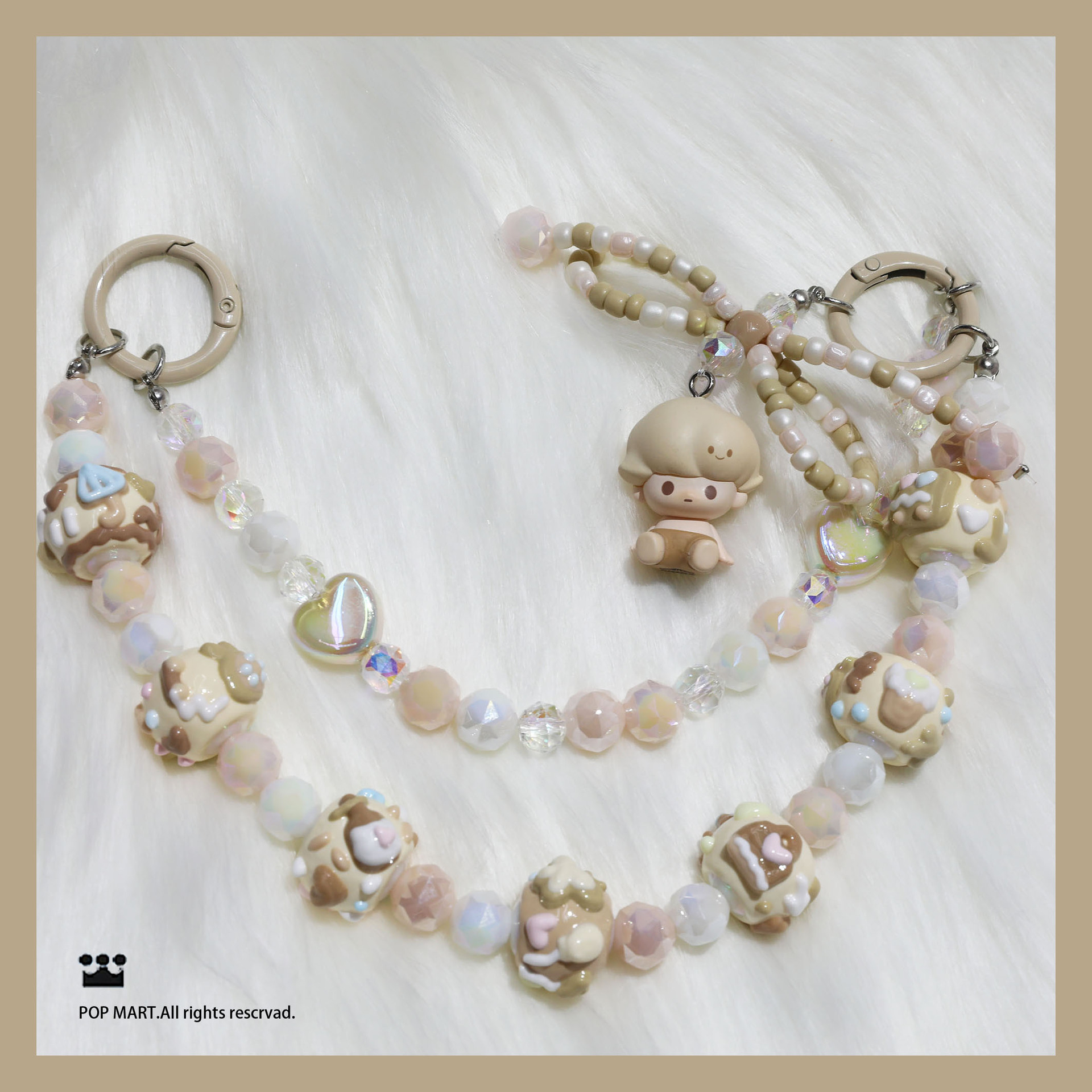 더블 레이어 체인-앉아 시리즈-밀크티 디무