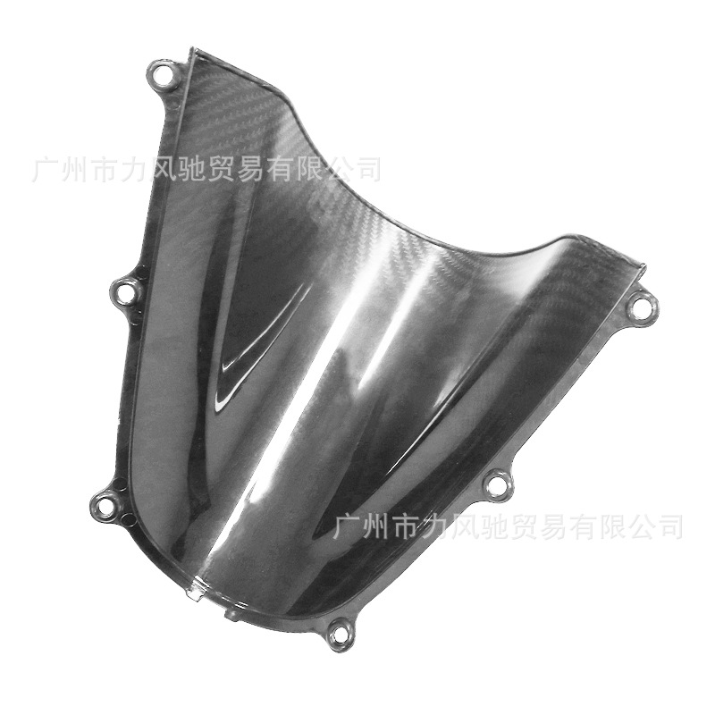 Aplicable a Honda CBR600RR F5 05-06 parabrisas delantero parabrisas deflector de flujo de fibra de carbono