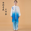 Sports clothing suitable for men and women, suit for martial arts, gradient, with embroidery