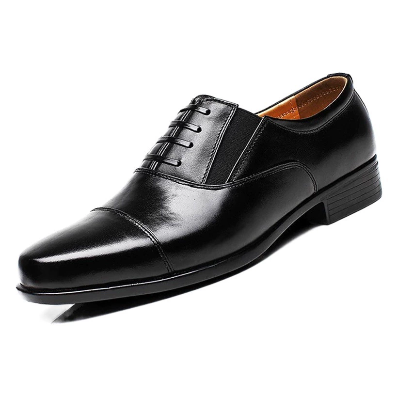 Кожаные туфли с тремя соединениями