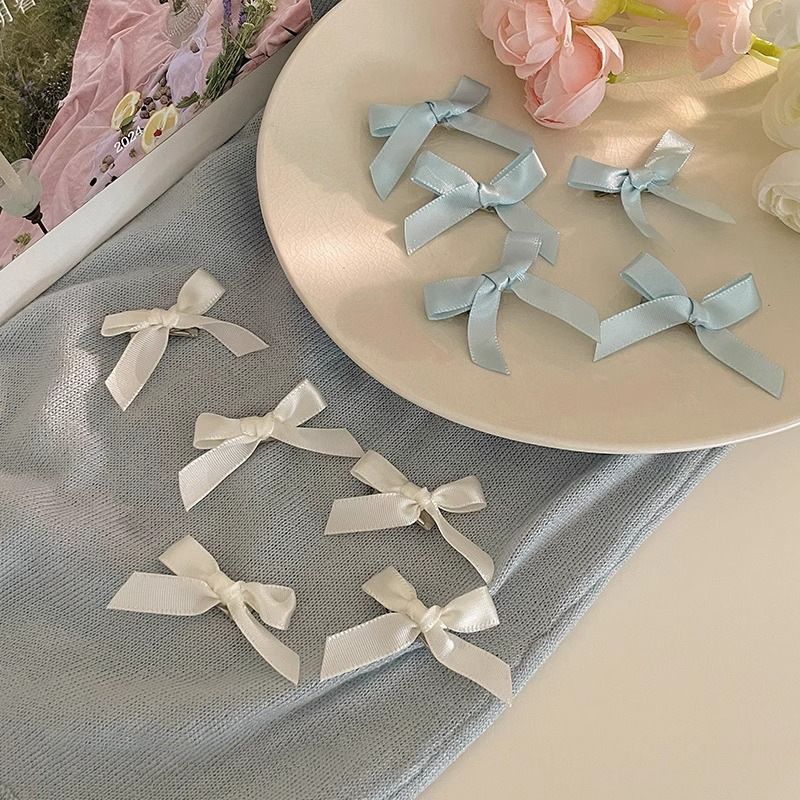 Pequeño cinturón arco clip para el cabello de la mujer lateral frisa clip para el cabello dulce adorable clip para el cabello de la niña boca de pato