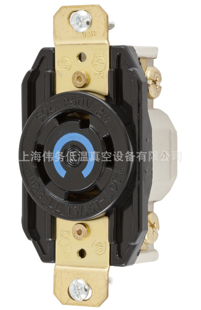 Hubbell Industrial Flush Receptacle 30A 250V HBL2720