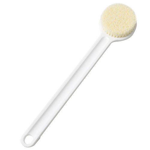 Bath brush soft bristle loofah long handle back scrubber for washing back without help, a magic tool for bathing and back scrubbing.