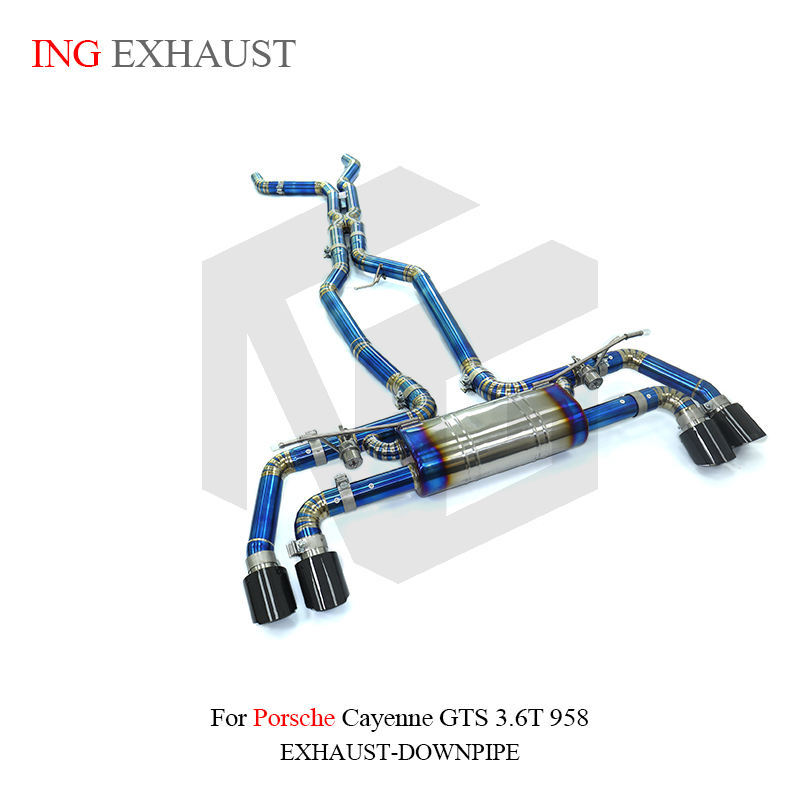 Suitable for Porsche Cayenne GTS 3.6T 958 titanium exhaust muffler valve vacuum valve