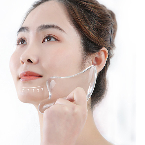 Upgraded beauty board crystal board facial massage board for shaving face and eyes transparent beauty tool shaving artifact is not jade