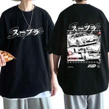 200g����ŷ����TAnime Drift AE86 Initial D Double-Sided Tshir