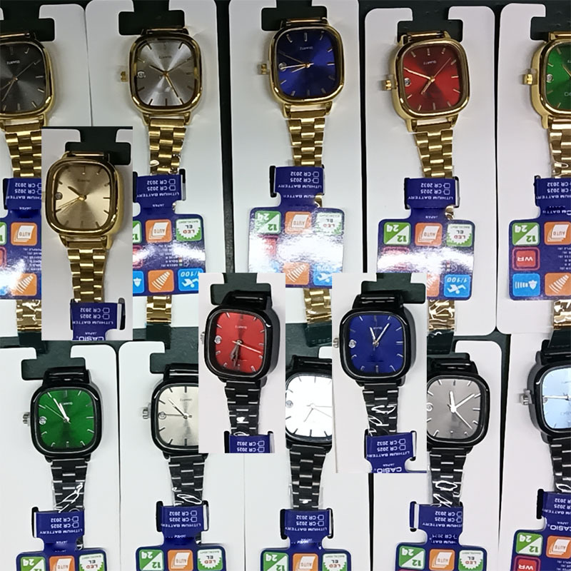 Cross-border special selling single calendar quartz watch A130 female Zhuang steel belt quartz fashion watch chattering hot selling