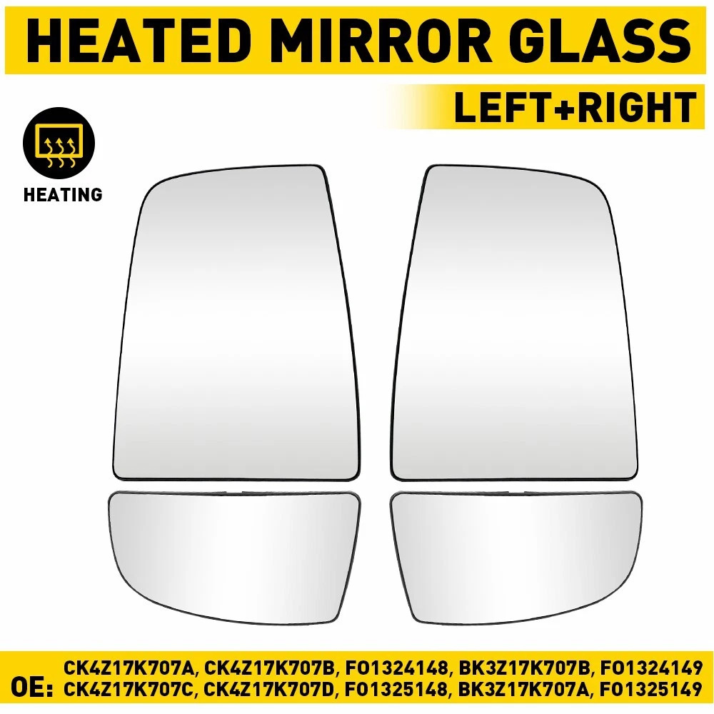 BK31-17K741-BA is suitable for 15-22 Ford Transit models, for both upper and lower, left and right rearview mirror lenses
