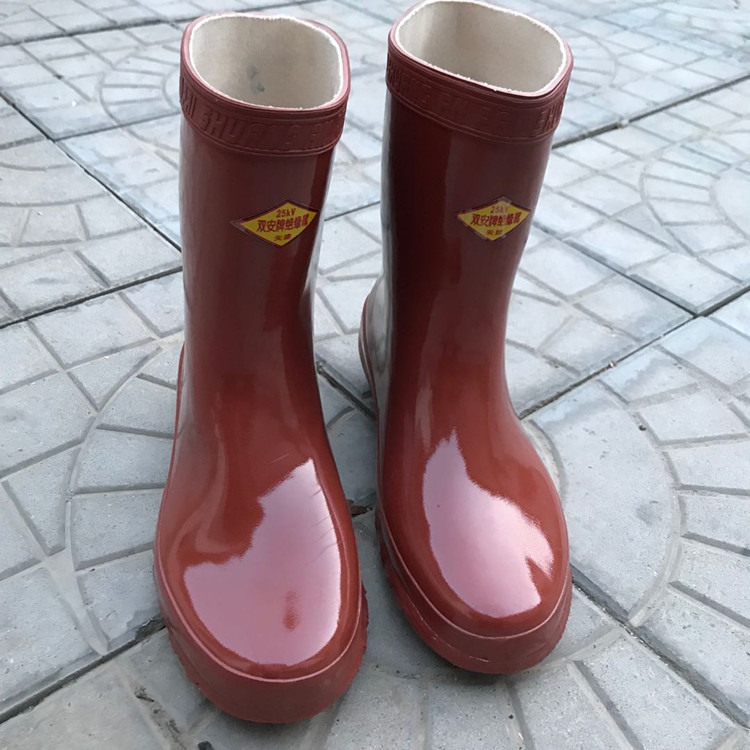 10kv绝缘靴高压10kv绝缘靴高筒雨靴电工绝缘鞋10kv支持检测