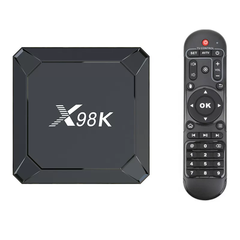 X98K комплект — ТВ-приставка 4GB/32GB Android 13 RK3528, двухдиапазонный Wi‑Fi, BT5.0, HD-плеер