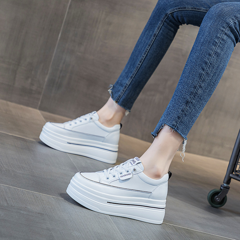 Clearance Special Price Wedge Platform Thick-Soled Casual Shoes with Hidden Height Increase for Women, Small Stature White Shoes, Single Shoes with Added Fleece Clearance Special Price Wedge Platform Thick-Soled Casual Shoes with Hidden Height Increase for Women, Small Stature White Shoes, Single Shoes with Added Fleece