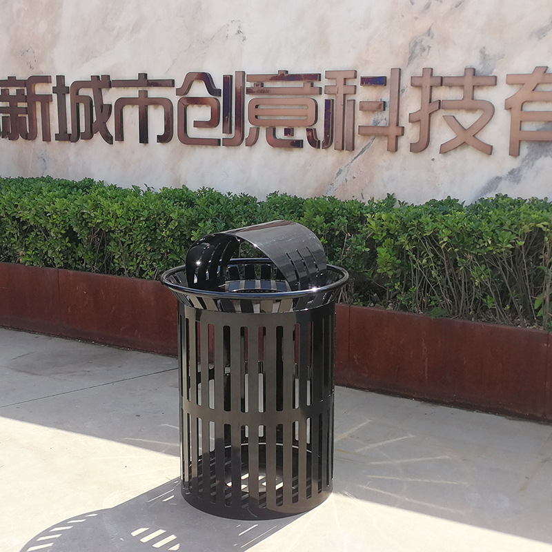 垃圾桶 户外分类垃圾桶金属商场市政小区环卫果皮箱简约厂家新款