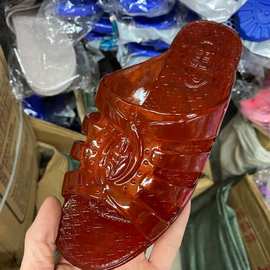 港联678牛女拖鞋 柔软舒适女士妈妈日常平跟底户外家居可穿凉拖鞋