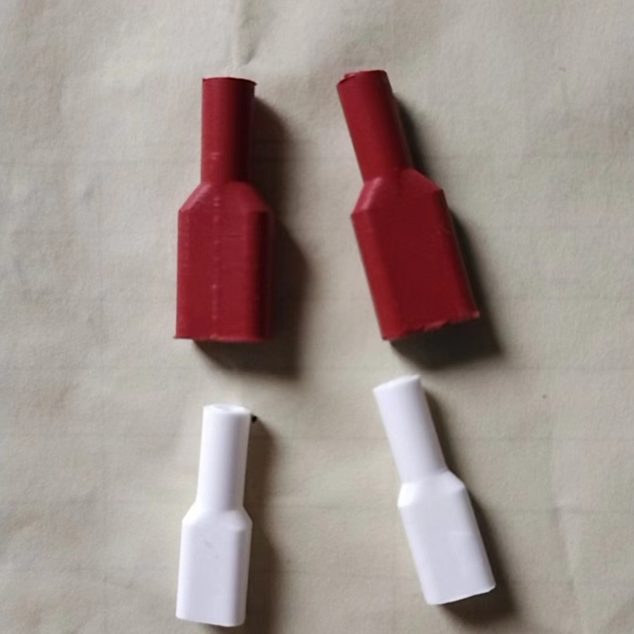 厂家供应6.3旗型插簧接线端子护套 250绝缘硅胶端子保护套