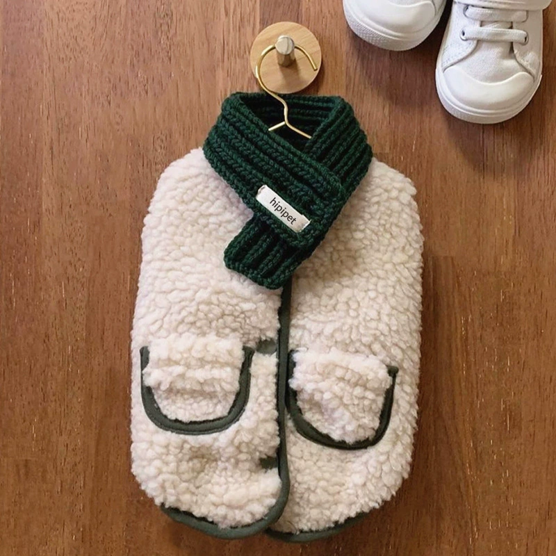 Трансграничный тонкий жилет Южная Корея одежда с хлопковой подкладкой для домашних животных осенний кардиган для маленьких собак и кошек производители одежды для домашних животных