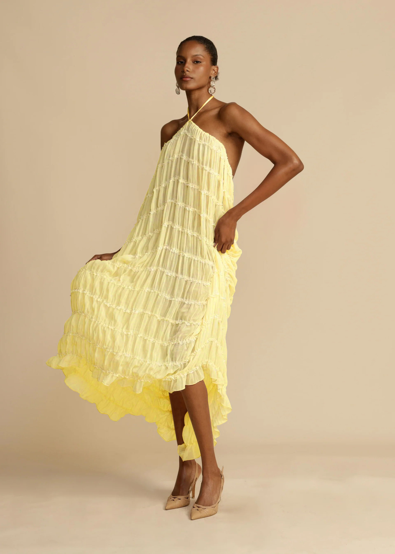 84g Weight Sleeveless Sleeve Length Polyester Fabric Type Skirt Co-ord Set Sets Type 2 Pieces Set Quantity Daily, Beach, Date Occasion Halter Neck Neckline Regular Fit Fit Type Solid Color Pattern Summer Season Women's Gender Sexy Style Daily Beach Date Women's Sexy Solid Color Polyester Skirt Co-ord Set Skirt Sets 30