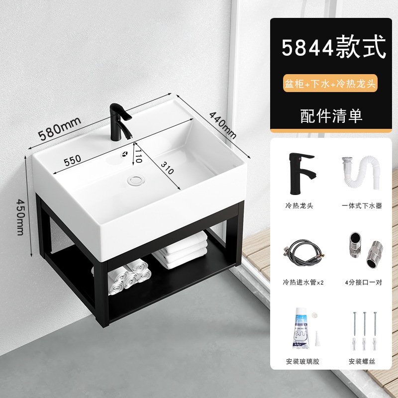 58*44cm + escurridor + grifo caliente y fría