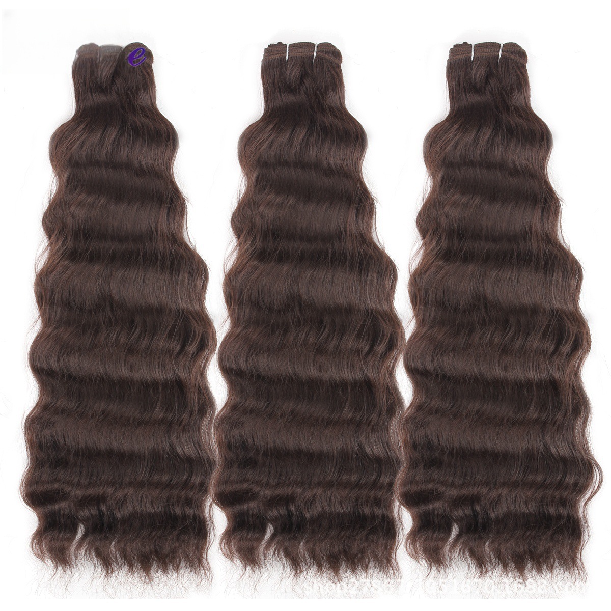 Extensión de Cabello Ondulado 18 Pulgadas de Kanekalon