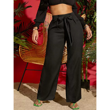T 23871 Bow high waist office pants ���������ͨ�����ȿ�