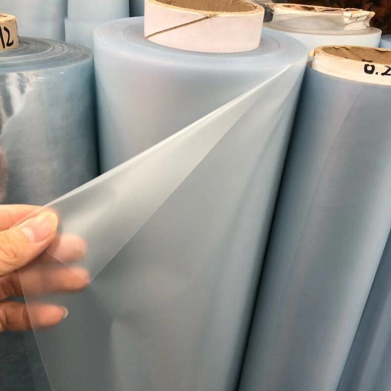 Pvc Frosted Semi-Transparent Film, Non-Stick, Used for Handbags and Stationery Bags, Factory Price, in Stock
