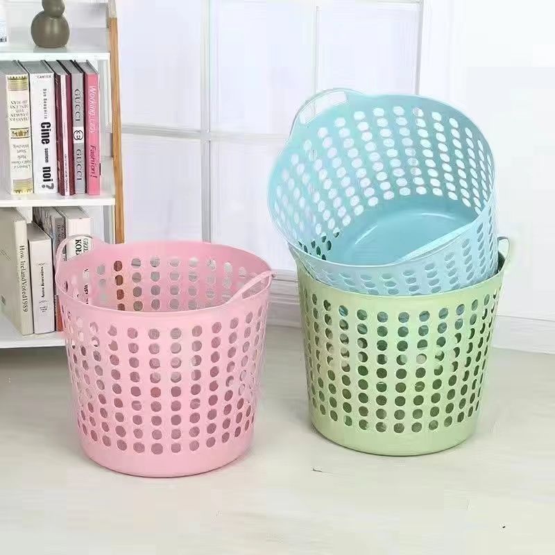 浴室脏衣篮塑料洗衣篮放脏衣服收纳筐家用收纳装衣物的篮子脏衣篓|undefined