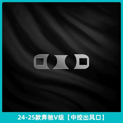 Car interior film, of Mercedes-Benz V-Class 300L: interior protective - 2024-2026-mercedes-benz-v-class-center-console-air-vent