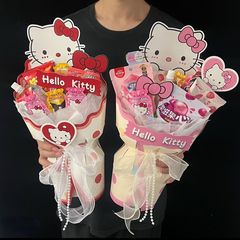 子供の日 KT 猫型フラワーペーパー型ギフト漫画スナックブーケ手作り DIY 素材