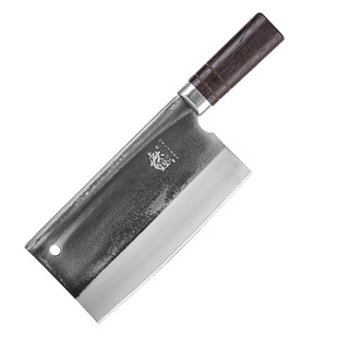 Shengbang Ronglu Chopping Knife Solid Wood Commercial Thickened Barbecue Household Large Hammer Square Handle Bearing Steel Professional Forging