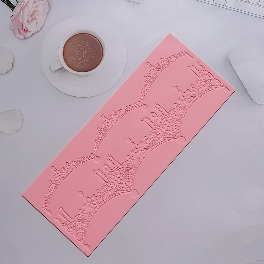 encaje 376 - 251 molde de silicona pastel de encaje molde de relieve herramientas de decoración de pastel de chocolate esterilla de relieve