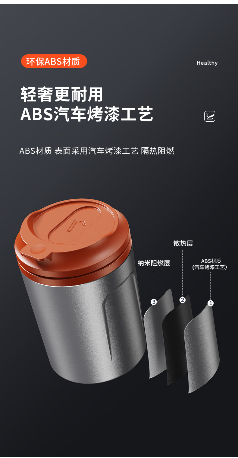 2025 New Car Ashtray Anti-Fly Ash Automatic Smoke Extinguishing Coffee Cup Ashtray Classy and Classy