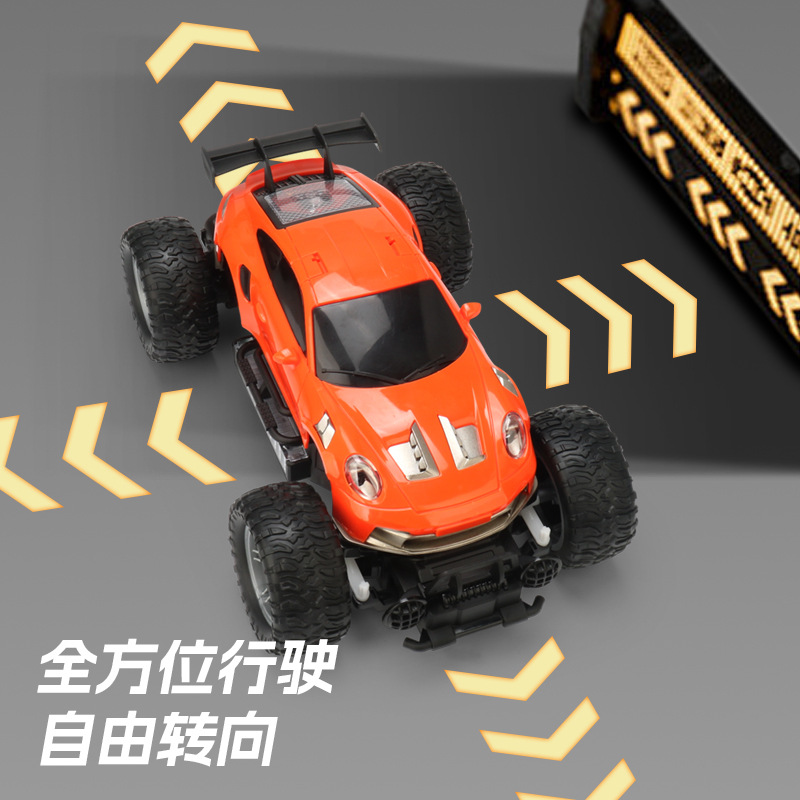 Vehículo todoterreno de control remoto para niños transfronterizos, luces brillantes, apertura de puerta con un botón, coche de control remoto con tracción en las cuatro ruedas, coche de carreras, juguete para niños