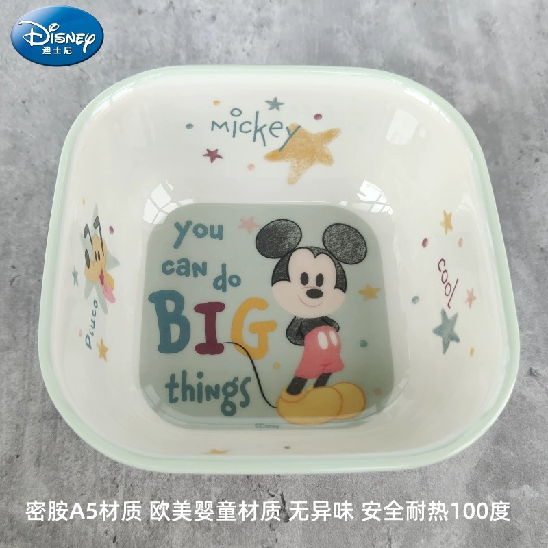 Disney, tableware for feeding, cartoon children's shatterproof dinner plate for food