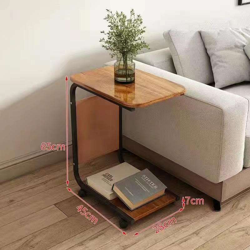 Mesa de té simple europea, mesa de té móvil pequeña, mesa de té de lujo ligera, mesa y silla de balcón, sala de estar, sofá, pequeño gabinete de mesa de té