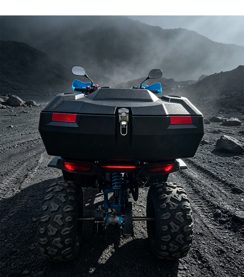 ATV trunk 100L waterproof all-terrain vehicle toolbox thickened storage box universal and durable