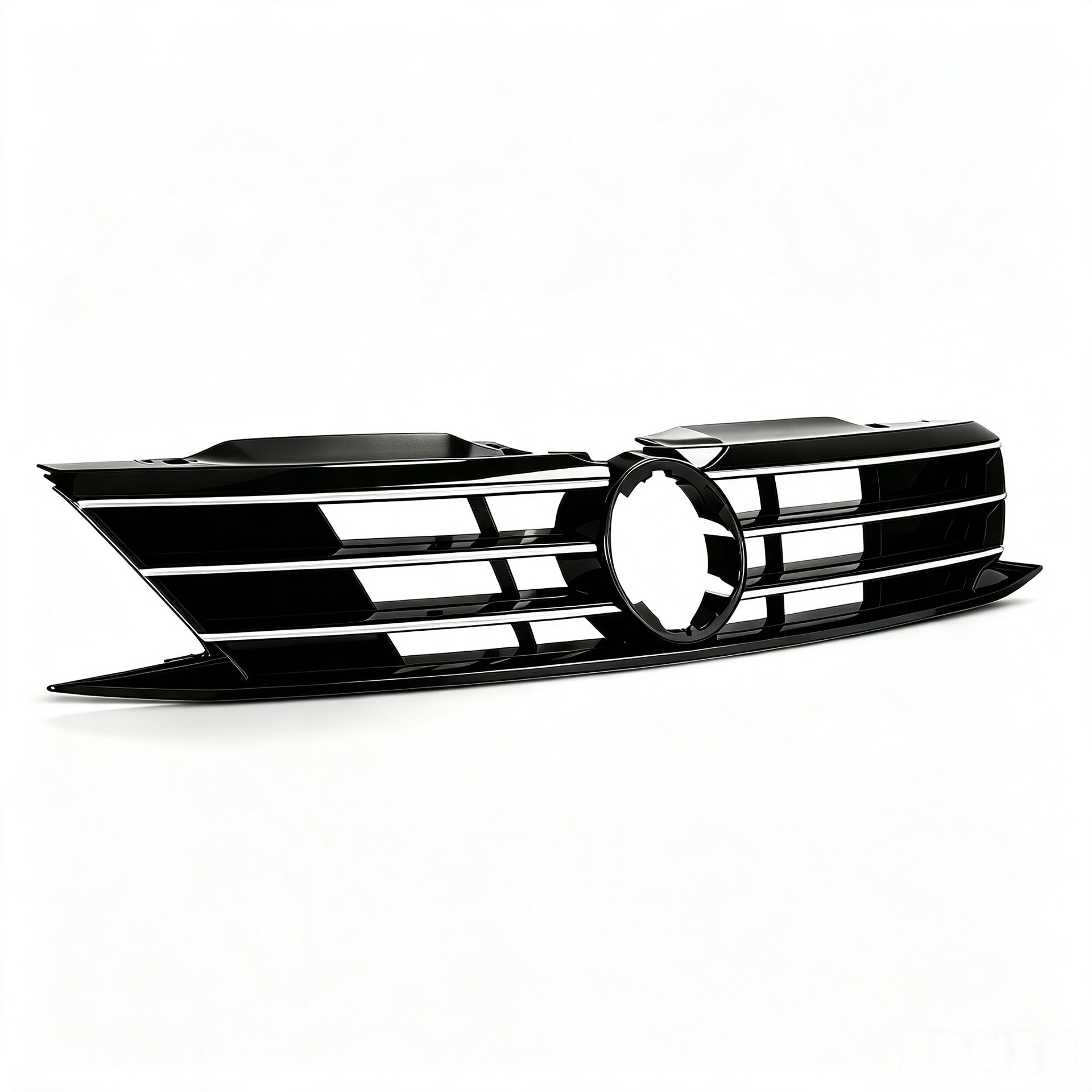 Front bumper upper grille compatible with Volkswagen Jetta MK6 2015-2017, grille replacement part, 1 piece