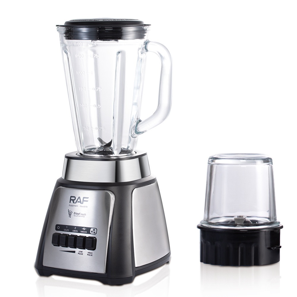 RAF máquina de cocina Europea 1.5l máquina de rotura de paredes dos en una exprimidora de frutas y verduras exprimidora de jugo doméstica exprimidora de vidrio image 3