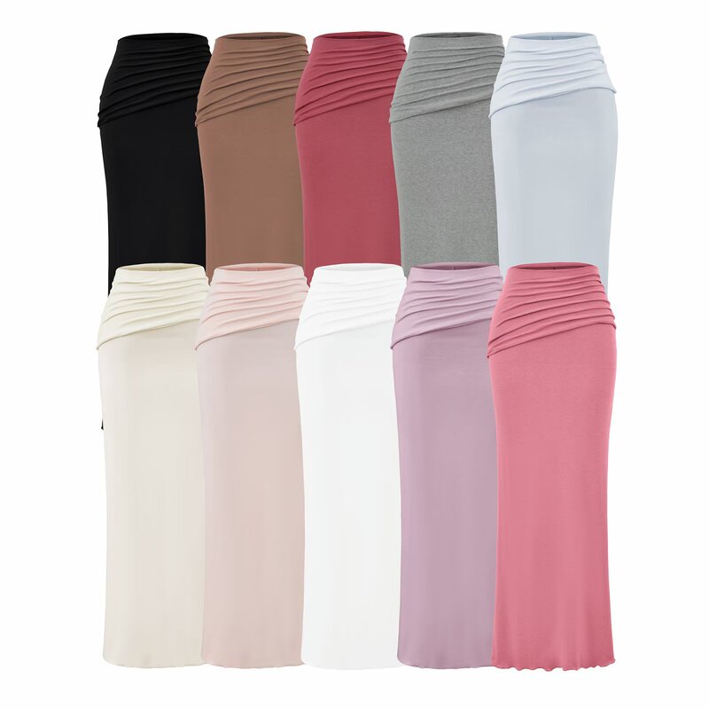 2025 Women's Elegant and Stylish Bodycon Skirt with a Hot Girl Style, Unique Flared Hem, Sexy Long Skirt, Half Skirt 2025 Women's Elegant and Stylish Bodycon Skirt with a Hot Girl Style, Unique Flared Hem, Sexy Long Skirt, Half Skirt