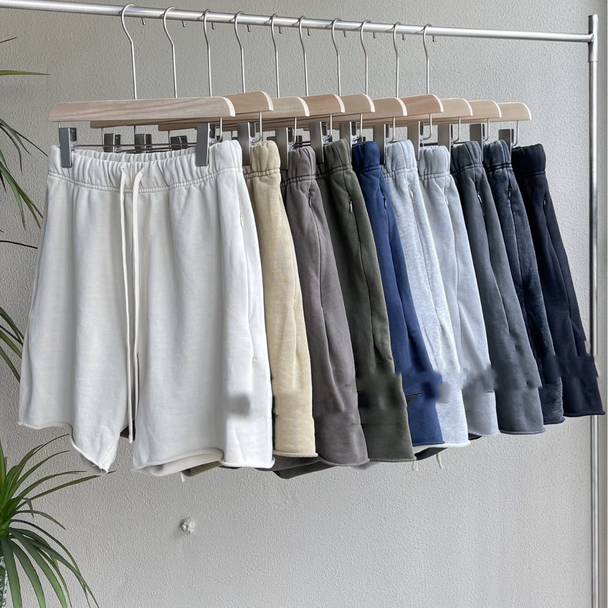 24SS 53019 Ретро укороченные хлопковые шорты