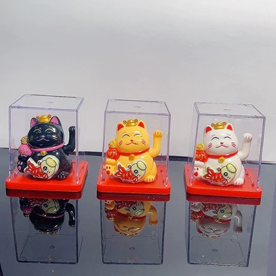 in Wealth and Treasure Cat Car — Car ornaments