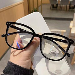 超軽量レトロなフロストグラデーション色近視メガネ男女モデルブルーレイ防止メガネフレーム