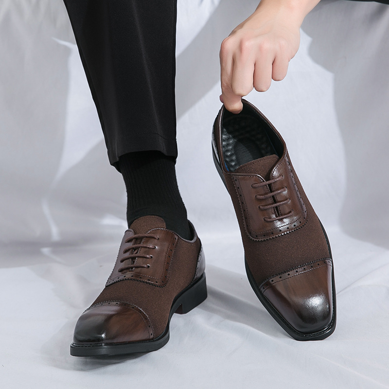 Nuevos zapatos casuales de primavera y otoño, zapatos de cuero de hombre, zapatos de cuero de tendón de vaca, zapatos de cuero suaves para hombres. image 8